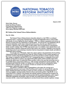 Tobacco Reform Project End Adult Smoking Now